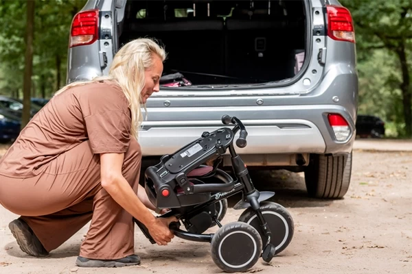 Compact wanneer ingeklapt