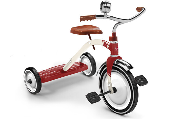 Retro driewieler van Baghera.