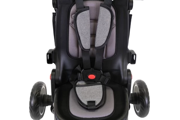 Comfortabel zitje met veiligheidsriempje