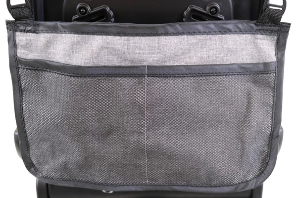 Handig tasje achterop