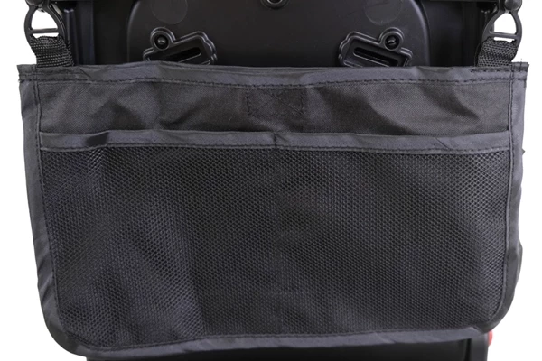 Handig tasje achterop