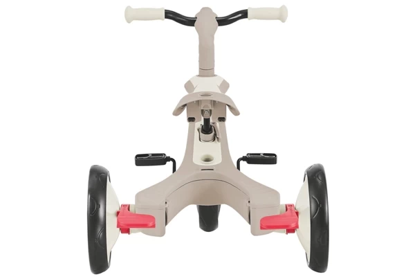 Van driewieler met trappers