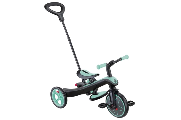 Driewieler met duwstang