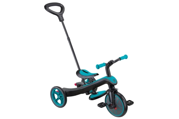 Driewieler met duwstang