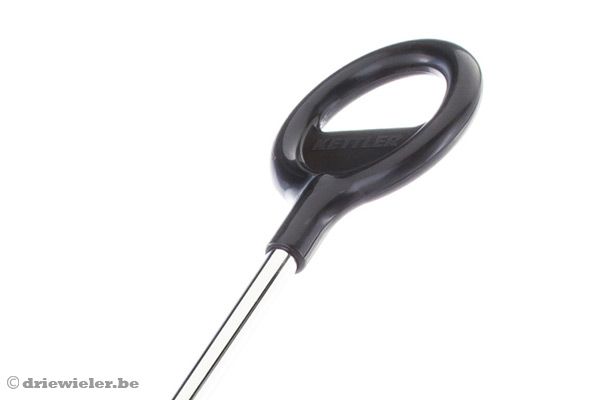 Inclusief handige (afneembare) duwstang.