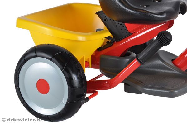 Handrem op het achterwiel.