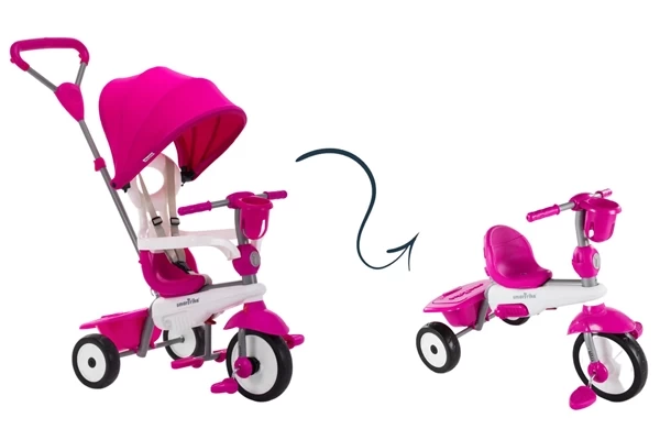 Af te bouwen naar zelfstandige driewieler