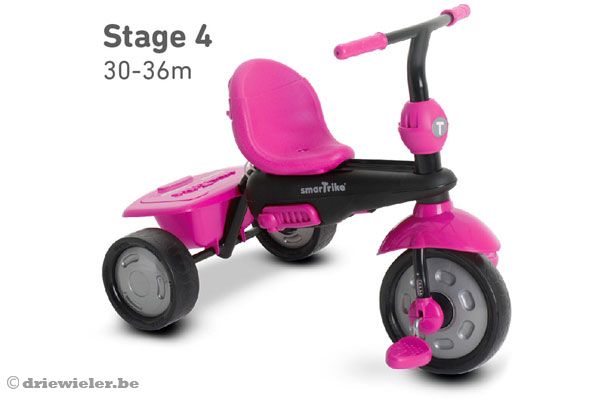 Met sterk stalen frame, anti-slip pedalen en voetensteun.