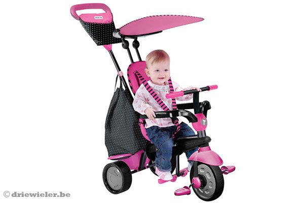 Met een afneembare duwstang en verstelbaar luifel.