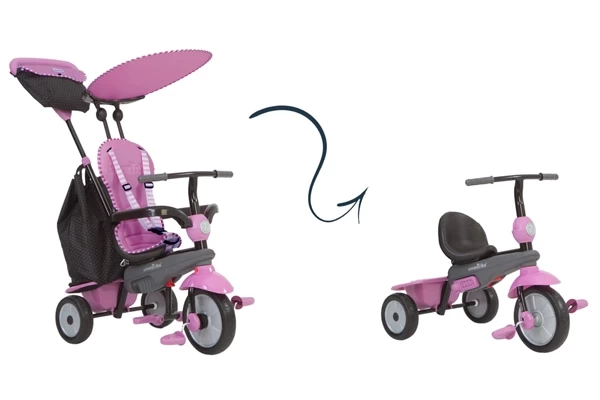 Af te bouwen naar zelfstandige driewieler