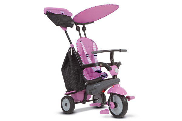 SmarTrike Shine Star Pink driewieler geschikt vanaf 10 maanden.