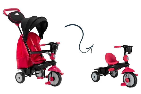 Af te bouwen naar zelfstandige driewieler