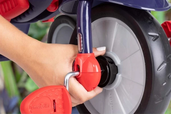 Bevestig de trappers