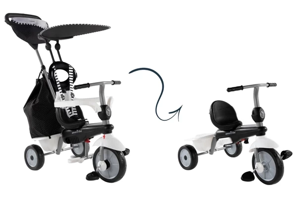 Af te bouwen naar zelfstandige driewieler