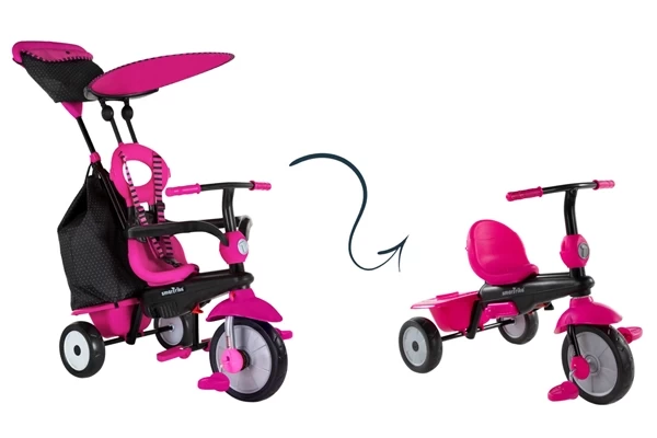 Af te bouwen naar zelfstandige driewieler