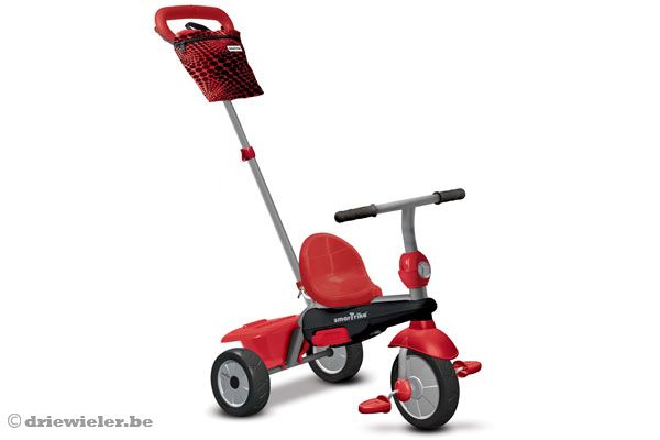 Met anti-slip pedalen, schokdemper en opklapbare voetensteun.