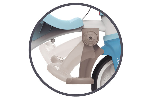 Inklapbare voetensteun