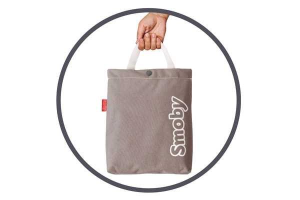 Afneembare tas aan duwstang