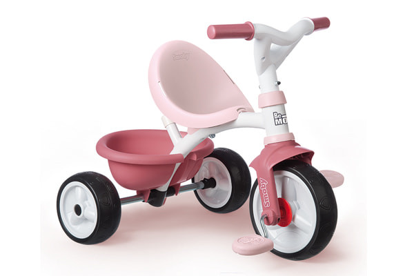 Met pastelroze kleuren