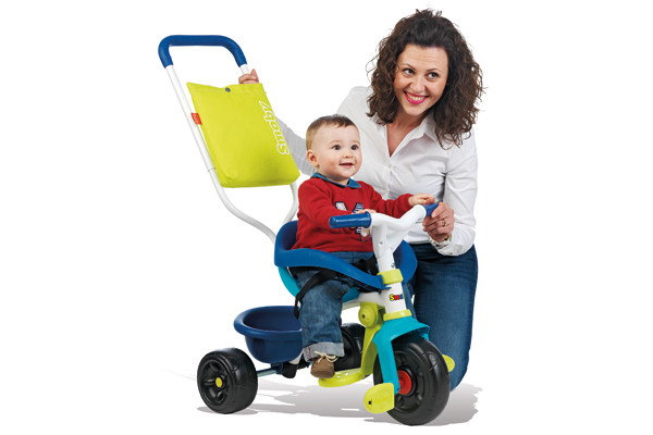 De allerkleinsten laten zich eenvoudig duwen.