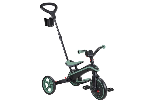 Driewieler met duwstang