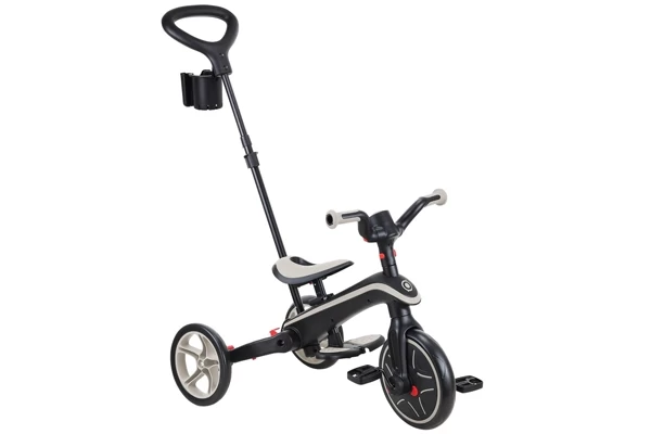 Driewieler met duwstang