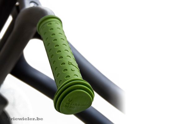 Handvaten groen van Wishbonebike.