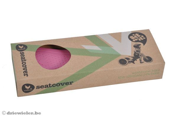 Eenvoudig te plaatsen op de Wishbonebike driewieler.