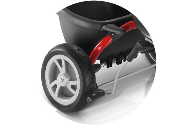 Airless comfortbanden en kiepbakje.